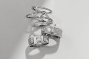 0.73 Karat Baguette Stone Set Diamond Ring