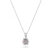 0.27 Karat Sapphire Diamond Necklace
