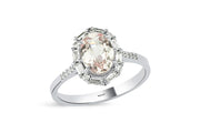 1.88 Karat PadParadscha Diamond Ring
