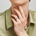 Load image into Gallery viewer, 0.46 Karat Akuamarin Diamond Ring
