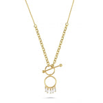 Load image into Gallery viewer, 14ct Fancy Baguette Stone Set Necklace