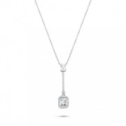0.46 Karat Baguette Stone Set Diamond Necklace
