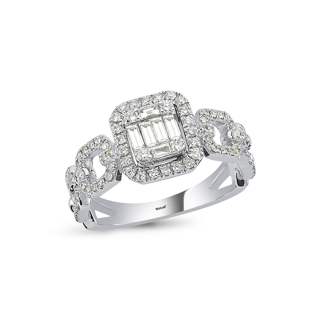 0.65 karat Baguette Stone Set Diamond Ring