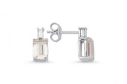 2.79 Karat PadParadscha Diamond Earrings