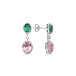 Load image into Gallery viewer, 5.11 Karat Rose Kuvars Diamond Earrings
