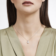 0.33 Karat Diamond Baguette Necklace