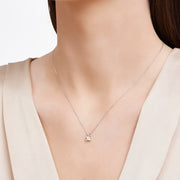 0.23 Karat EF SI Solitaire Diamond Necklace