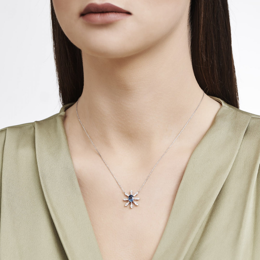 1.29 Karat Londra Mavisi Diamond Necklace