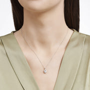 0.46 Karat Akuamarin Diamond Necklace