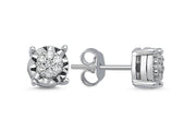 0.17 Karat Diamond Earrings