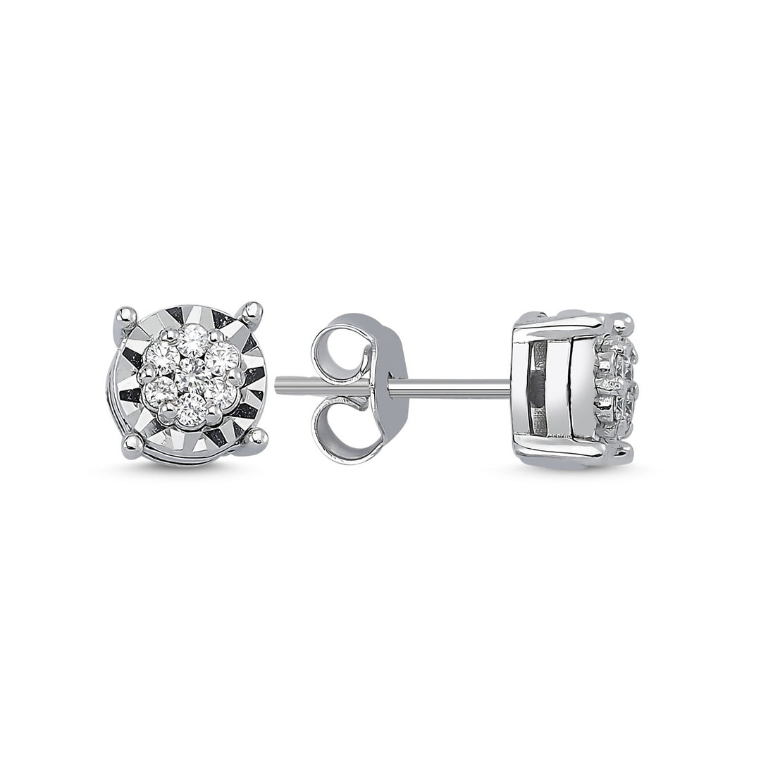 0.17 Karat Diamond Earrings