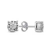 0.17 Karat Diamond Earrings
