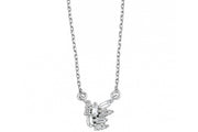 0.09 Karat Baguette Stone Set Diamond Necklace