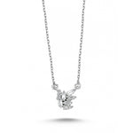 Load image into Gallery viewer, 0.09 Karat Baguette Stone Set Diamond Necklace