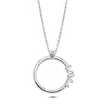 Load image into Gallery viewer, 0.16 Karat Baguette Stone Set Diamond Necklace