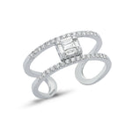 Load image into Gallery viewer, 0.34 Karat Baguette Stone Set Diamond Ring