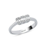 Load image into Gallery viewer, 0.16 Karat Baguette Stone Set Diamond Ring