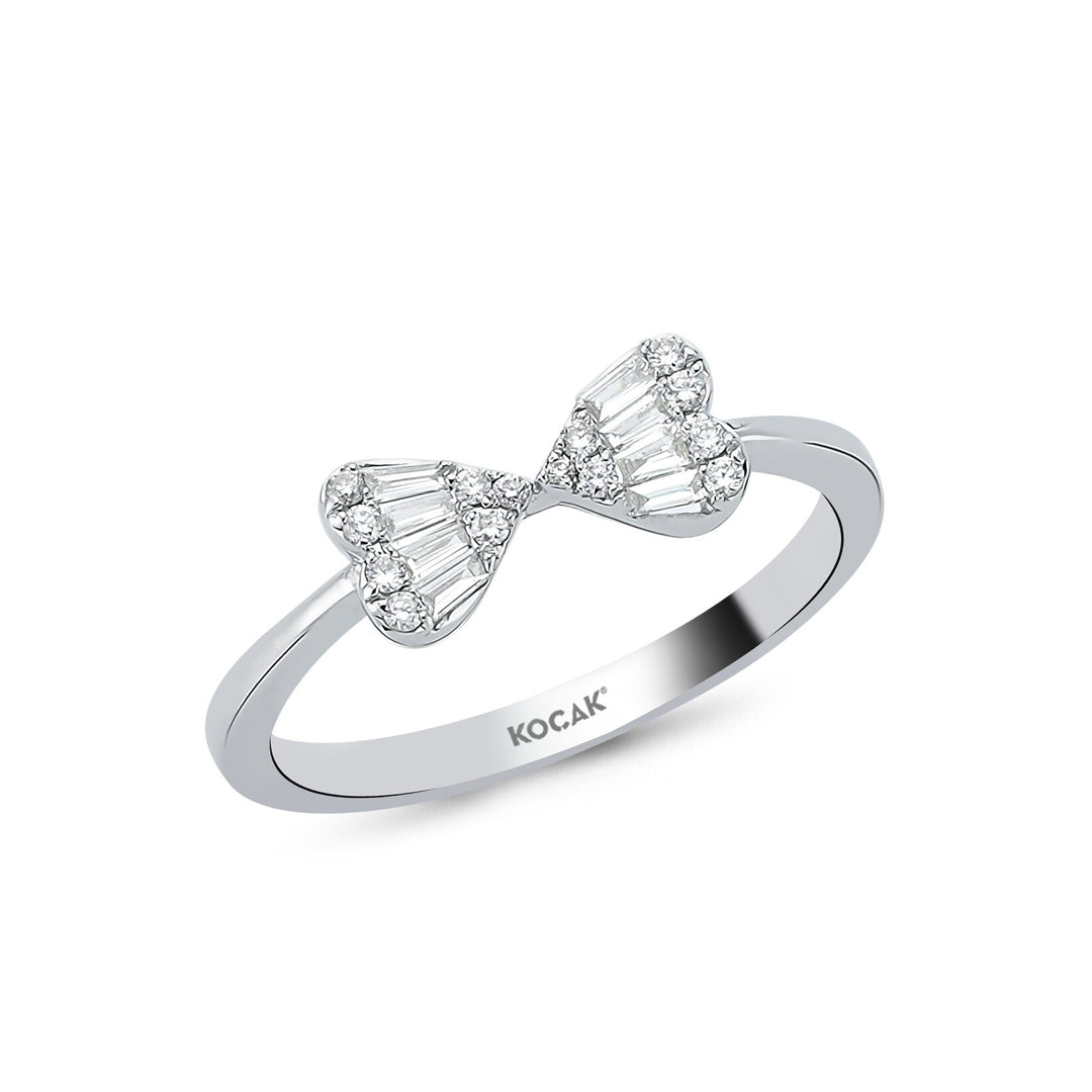 0.21 Karat Baguette Stone Set Diamond Ring