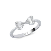 0.21 Karat Baguette Stone Set Diamond Ring