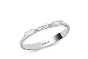 0.16 Karat Baguette Stone Set Diamond Ring