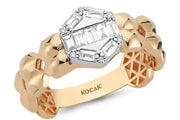 0.31 Karat Baguette Stone Set Diamond Ring