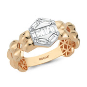 0.31 Karat Baguette Stone Set Diamond Ring