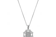 Alesta Diamond Baguette Necklace