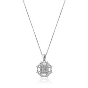 Alesta Diamond Baguette Necklace