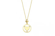 14ct Heart Motif Gold Necklace