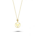 Load image into Gallery viewer, 14ct Heart Motif Gold Necklace