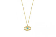 14ct Eye Motif Gold Necklace