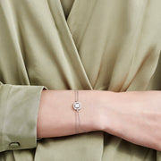 0.27 Karat GH SI Baguette Stone Set Diamond Bracelet