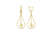 14ct Bird Motif Gold Earrings