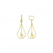 14ct Bird Motif Gold Earrings