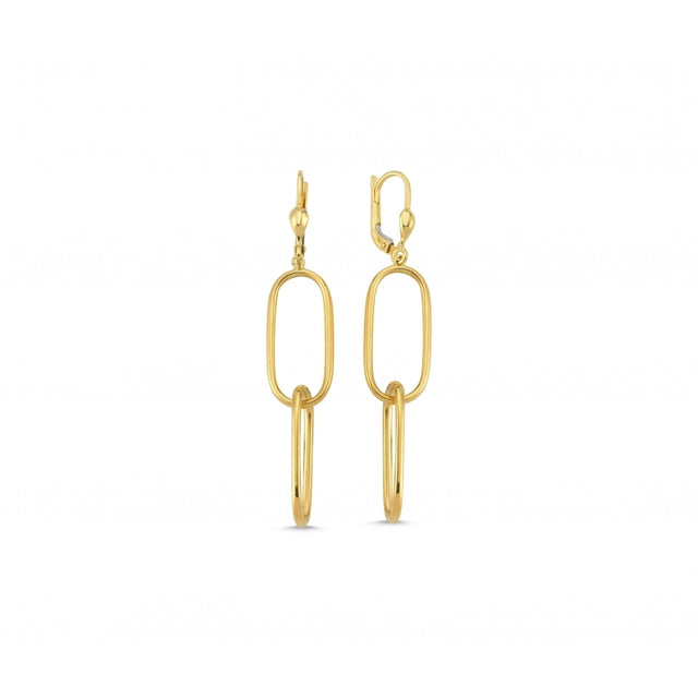 14ct Drop Gold Earrings