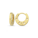 Load image into Gallery viewer, 14ct Tree Motif Yellow Gold Earrings