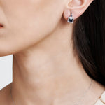 Load image into Gallery viewer, 2.02 Karat Diamond Sapphire Earrings
