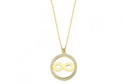 14ct Infinity Gold Necklace