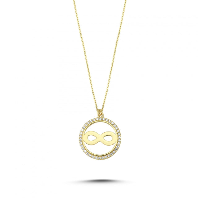 14ct Infinity Gold Necklace