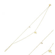 14ct Palm Tree Gold Anklet Gold Bracelet