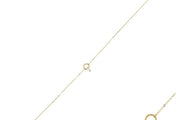 14ct Baguette Stone Set Gold Anklet Gold Bracelet