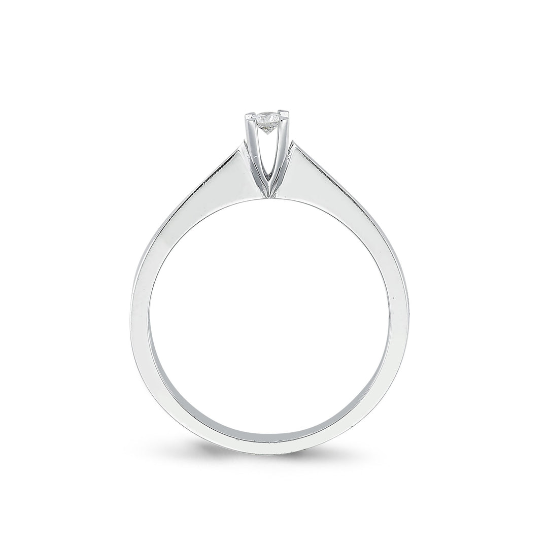 0.05 Karat EF SI Solitaire Diamond Ring