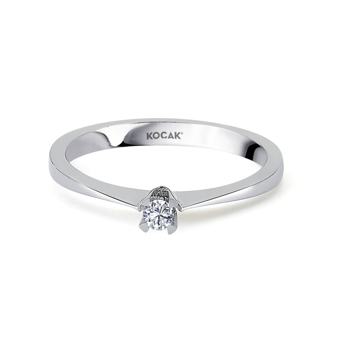 0.05 Karat EF SI Solitaire Diamond Ring