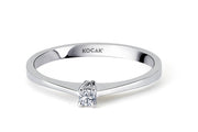 0.05 Karat EF SI Solitaire Diamond Ring
