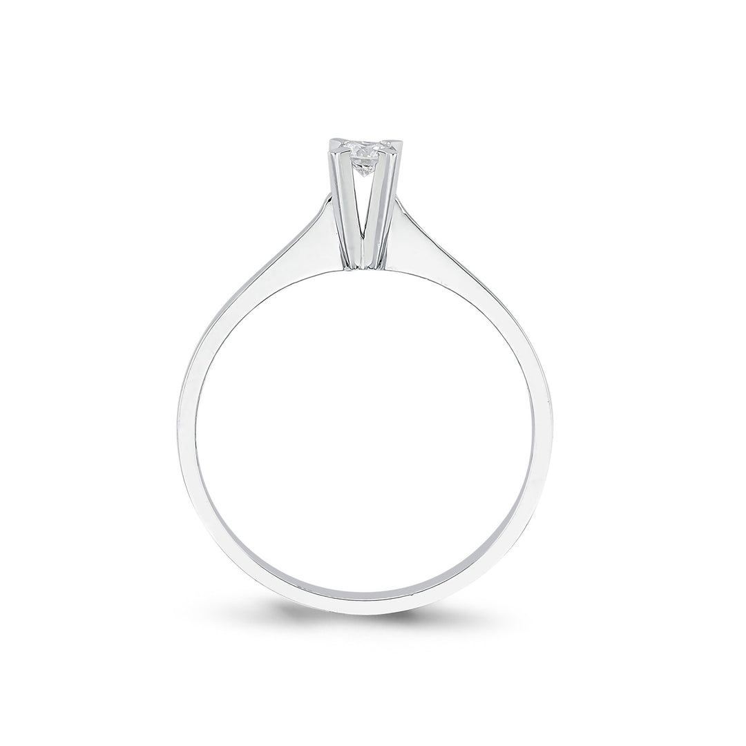 0.05 Karat EF SI Solitaire Diamond Ring
