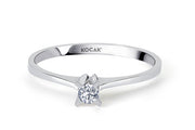 0.05 Karat EF SI Solitaire Diamond Ring