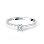 Load image into Gallery viewer, 0.05 Karat EF SI Solitaire Diamond Ring
