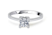 0.50 Karat EF SI Solitaire Diamond Ring