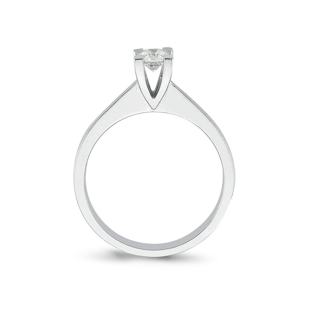 0.30 Karat EF SI Solitaire Diamond Ring