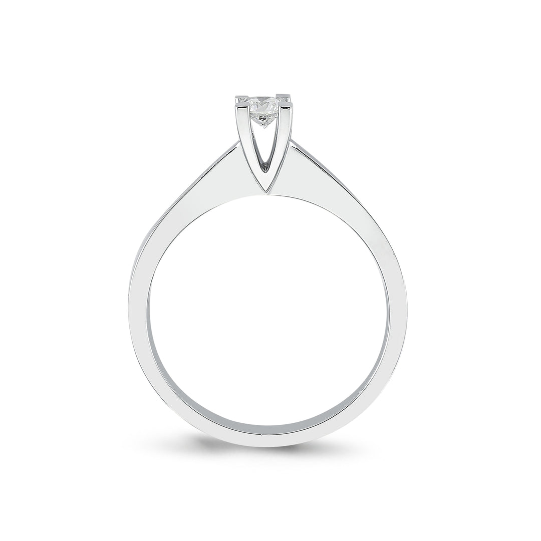 0.15 Karat EF SI Solitaire Diamond Ring